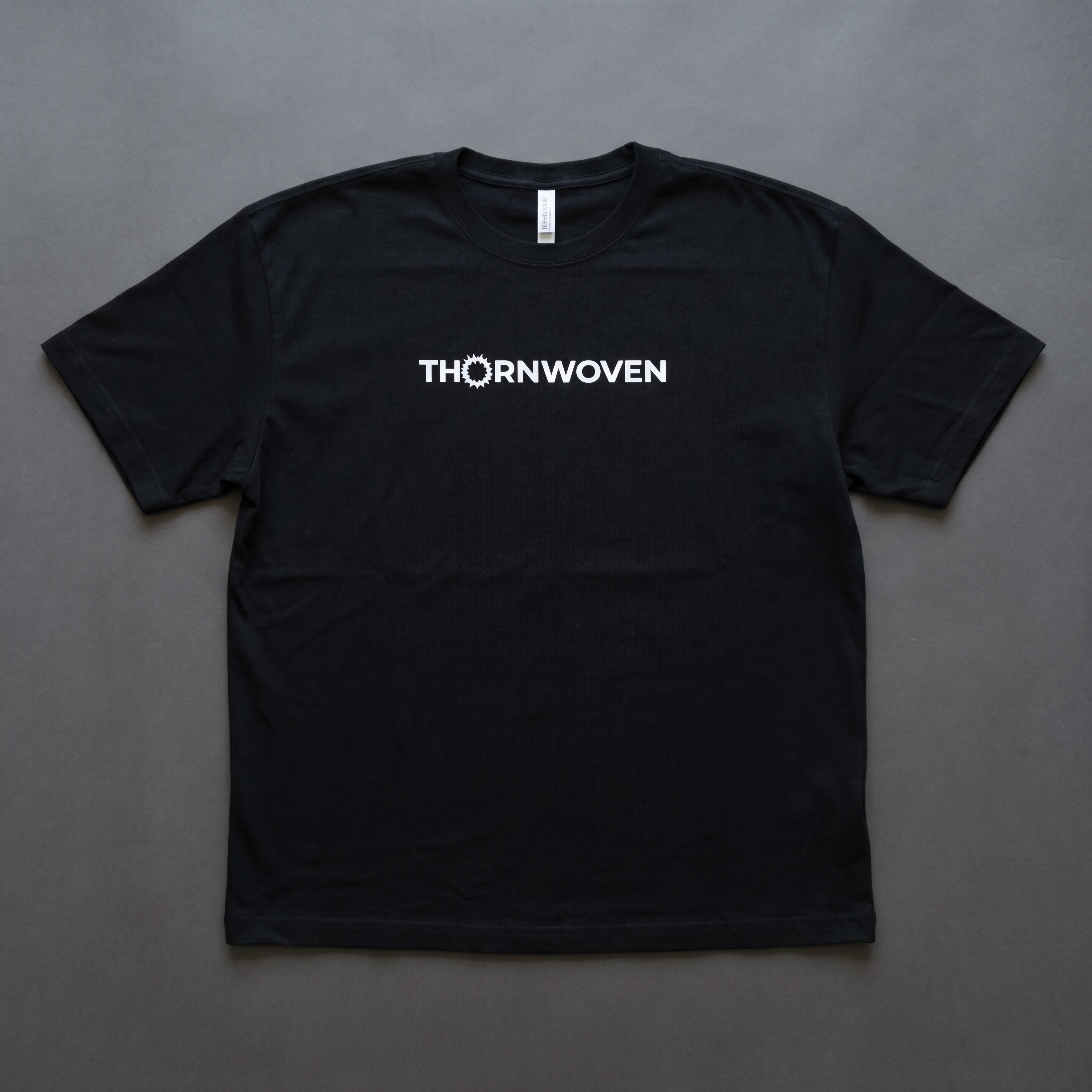 Thornwoven Tee Black front view