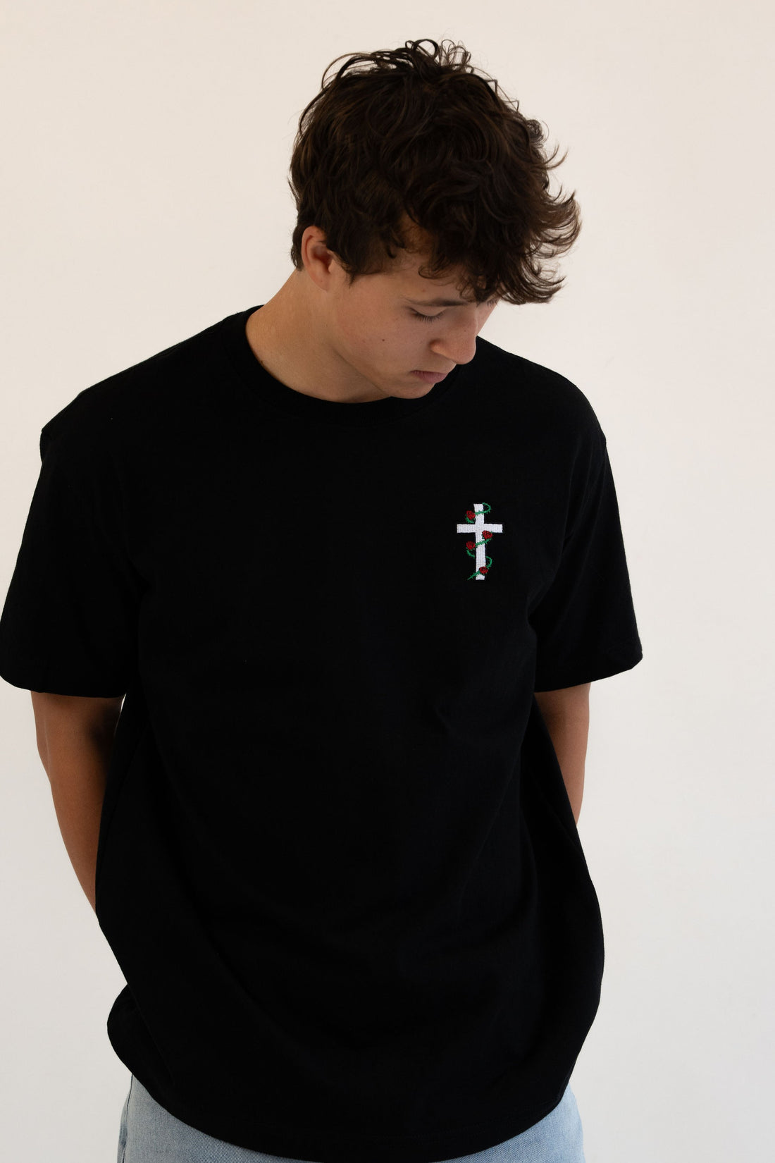 Black Cross Tee