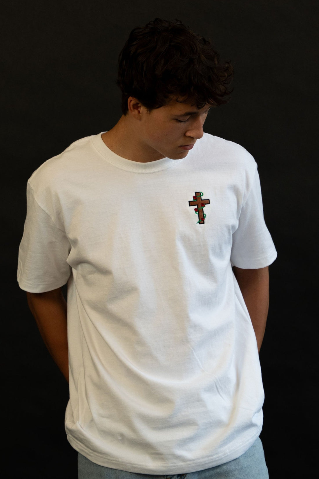 White Cross Tee